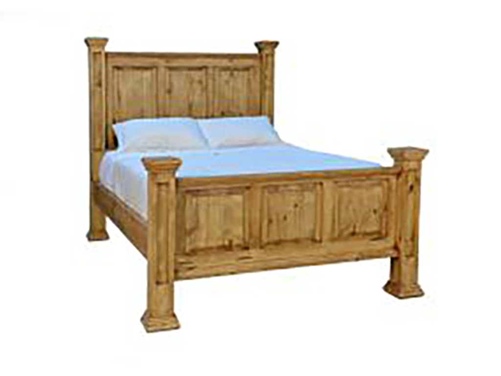 Rusticos Sierra Bedroom OASIS Q.S BED LT CAM1000 Furniture Market